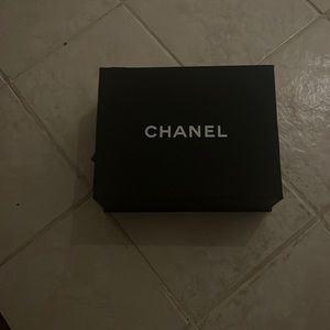 Authentic Chanel box with magnetic closure